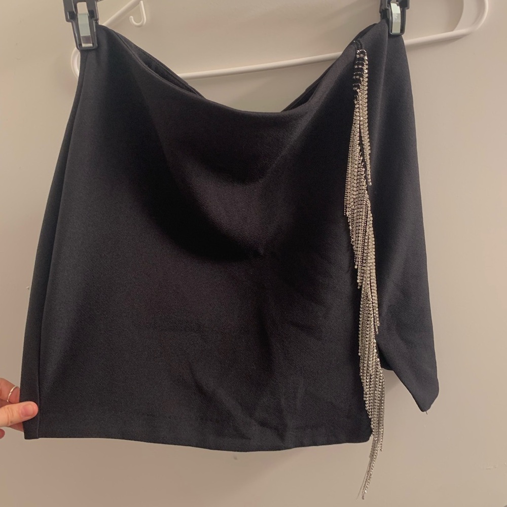 Fringe Rhinestone Skirt